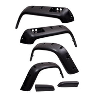 All Terrain Fender Flare Kit, Rugged Ridge | 6 inch, 6 Piece | 11632.10 | Fits 1987-1995 Jeep Wrangler YJ