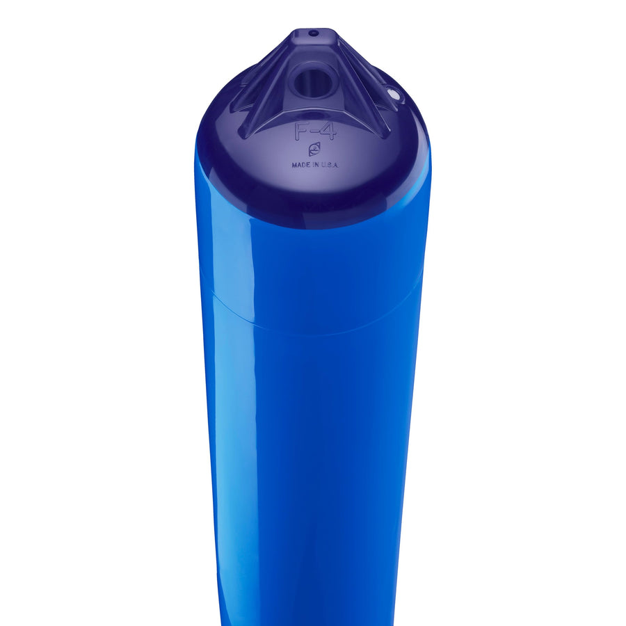 F-Series Polyform Boat Fender F-4 Standard Blue Ropehold - Blue