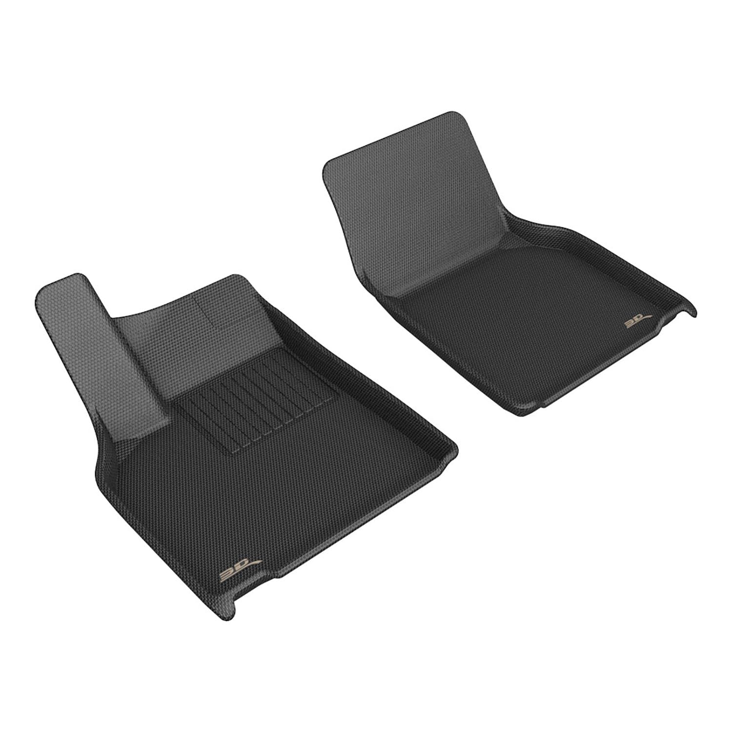 3D MAXpider Kagu Custom Fit Floor Mat (Black) Compatible with Tesla Model Y Juniper 2026 - Front Row