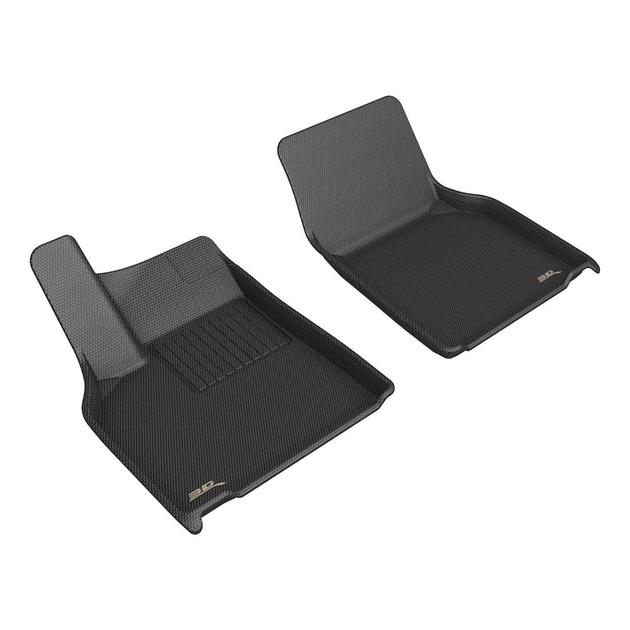 3D MAXpider Kagu Custom Fit Floor Mat (Black) Compatible with Tesla Model Y Juniper 2026 - Front Row