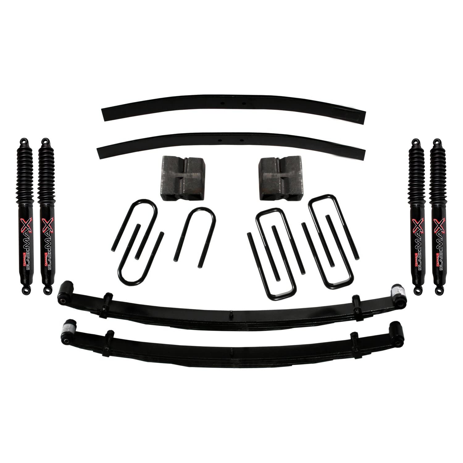 Skyjacker Suspension Lift Kit D692CDK-B w/Shock Black MAX Shocks 6 in. Front/4.5 in. Rear Lift