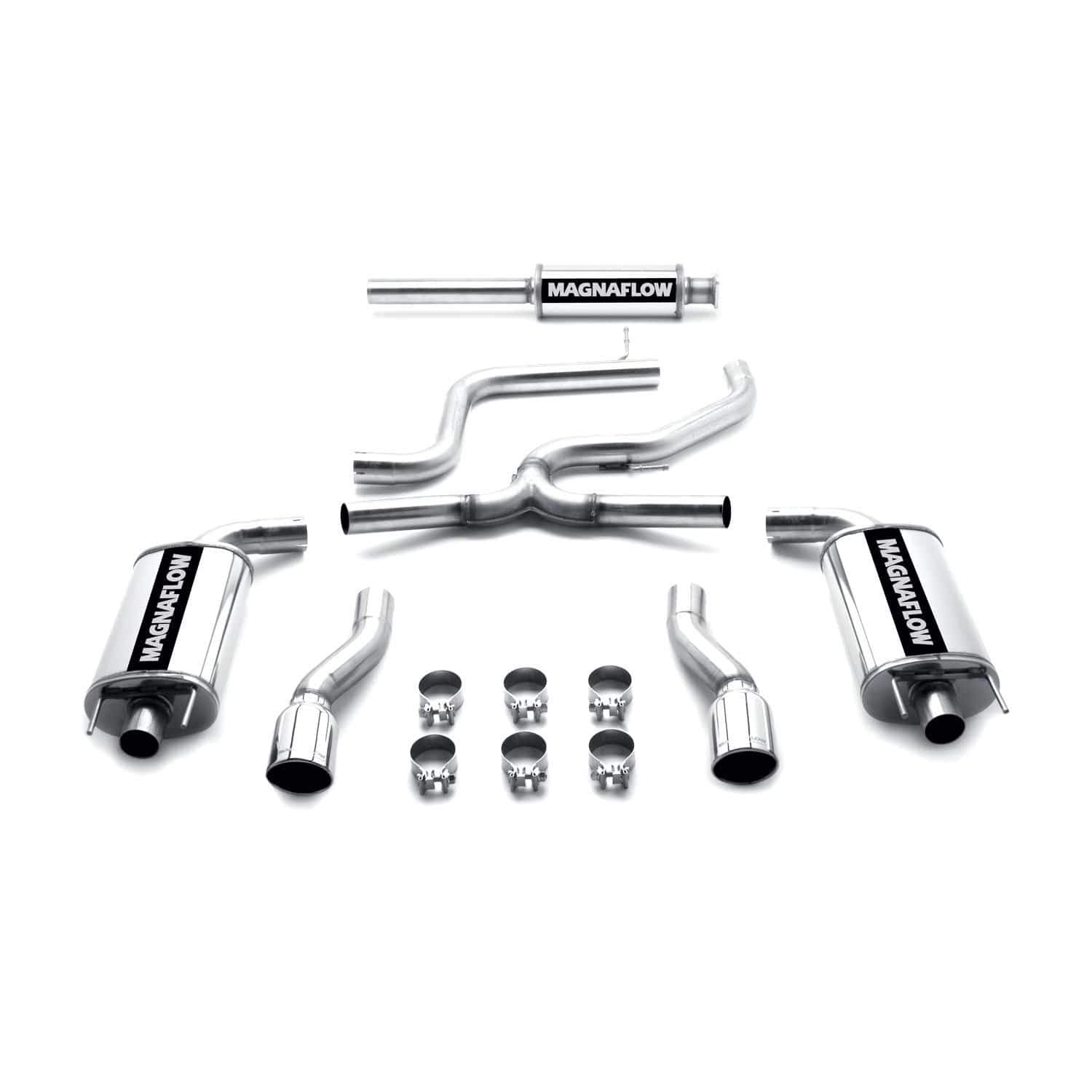 Performance MagnaFlow Exhaust System 16707: Cat-Back, Street Series, Compatible with 2006-2009 Chevrolet Impala