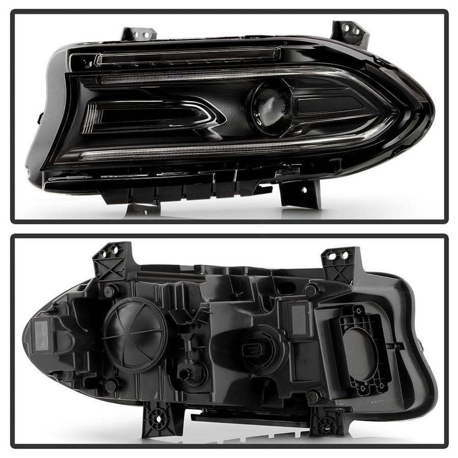 Dodge Charger Spyder (POE) 22-23 w/LED Signal DRL Switchback Halogen Headlight - OE Left (No Side Logo) (Also Fit on 2015-2021 but Need to Sell by Set)