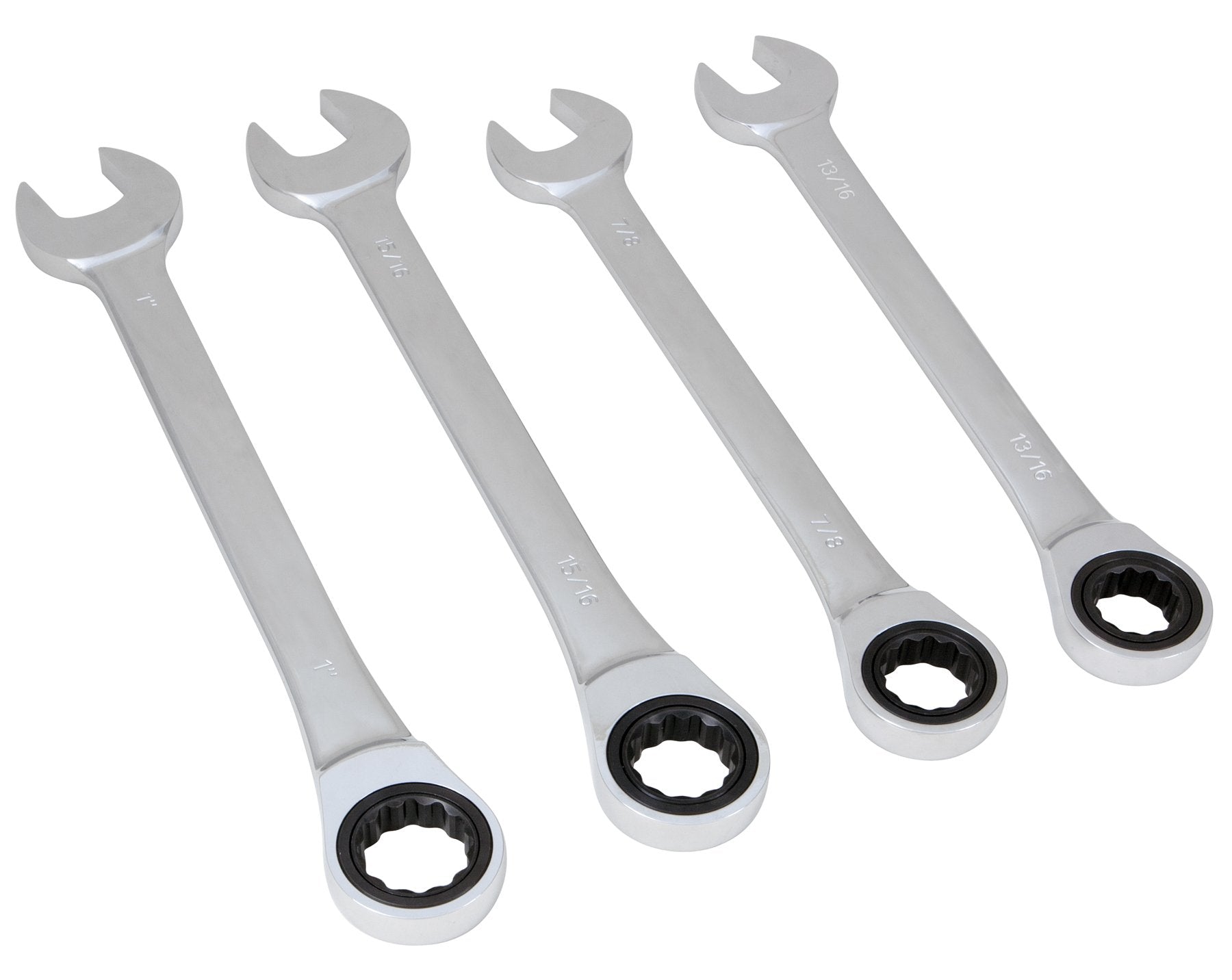 W30632 Performance Tool Gear Teeth Ratcheting Wrench Set (Jumbo 4Pc SAE 72)
