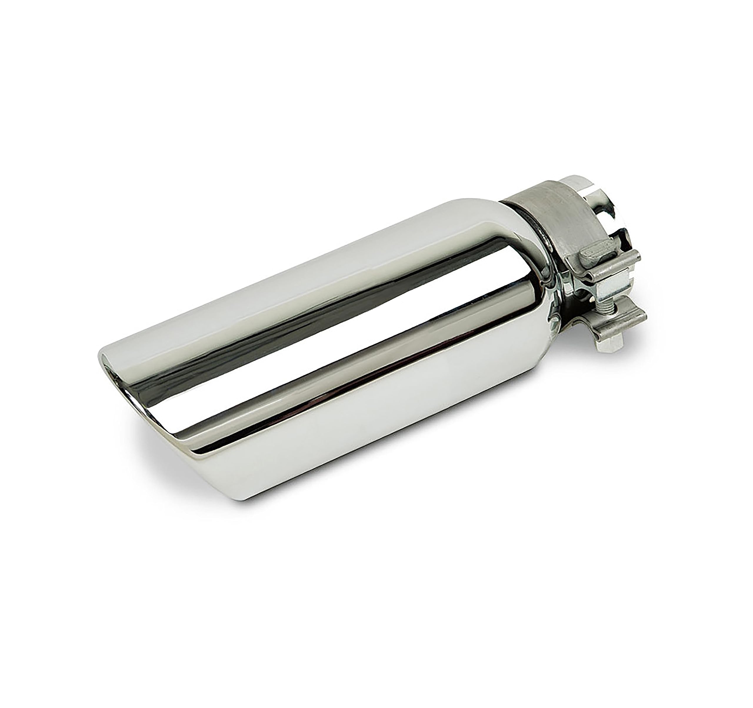 Exhaust Muffler Tip Black Horse, 3" inlet,4" outlet and 10" Length Single Wall Stainless Steel Compatible with All Cars, Trucks and SUVs-MT-RR01SS