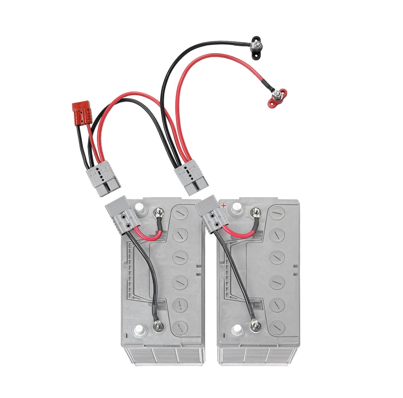 6 Gauge Connect-Ease Dual Battery 12V Electric Outboard Motor Accessory Power Kit CE12VBM6PK