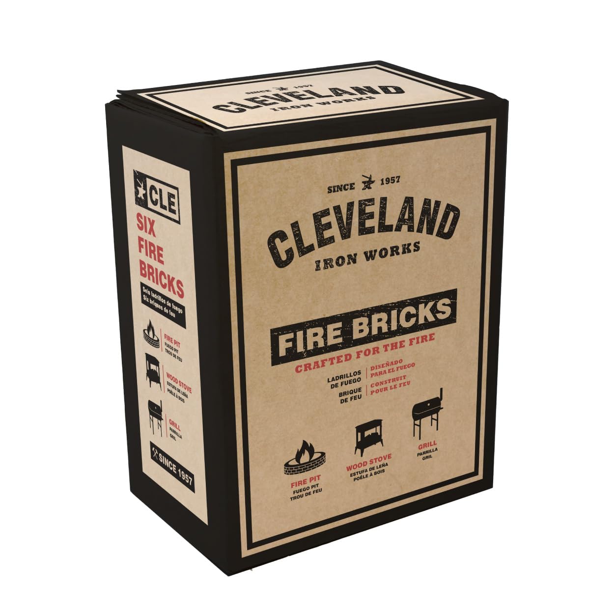 Fire Brick Cleveland Iron Works - 6 Pack