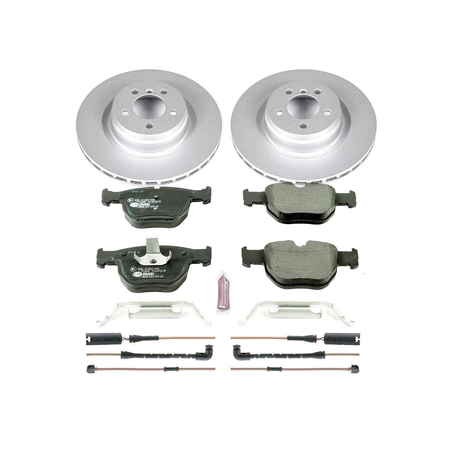Power Stop ESK5111 Euro-Stop Front Brake Kit L& Rover For Land Rover Range Rover 2003-2005 [Model Specific]
