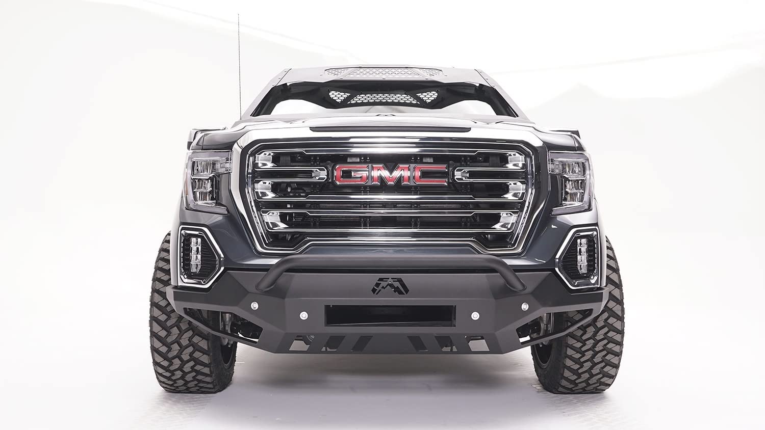 Sierra 1500 19-C Vengeance Front Sensor Bumper with Pre-Runner Guard Bare