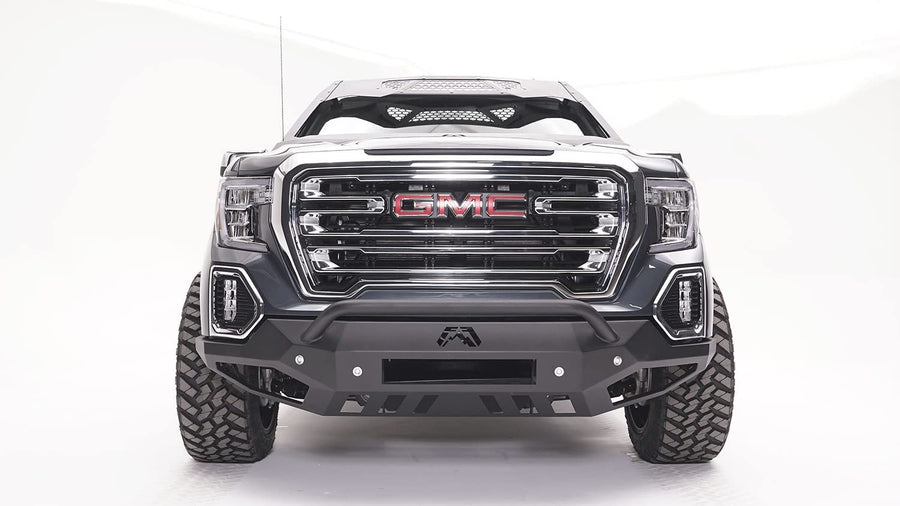 Sierra 1500 19-C Vengeance Front Sensor Bumper with Pre-Runner Guard Bare
