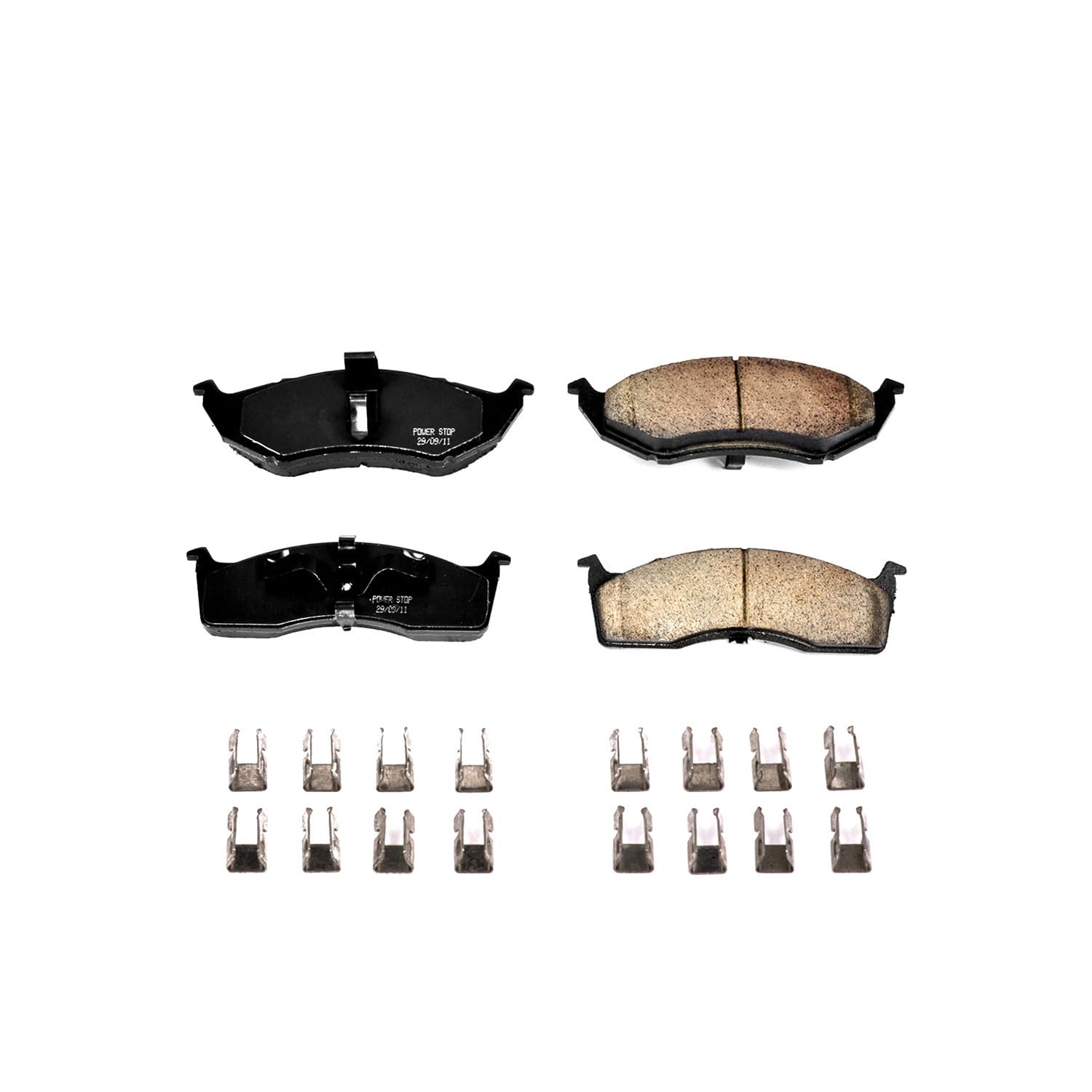 Power Stop Z17 17-642 Front Ceramic Brake Pads with Hardware For Chrysler Intrepid, Chrysler Neon, Dodge Neon, Dodge SX 2.0, Plymouth Neon [Model Specific]