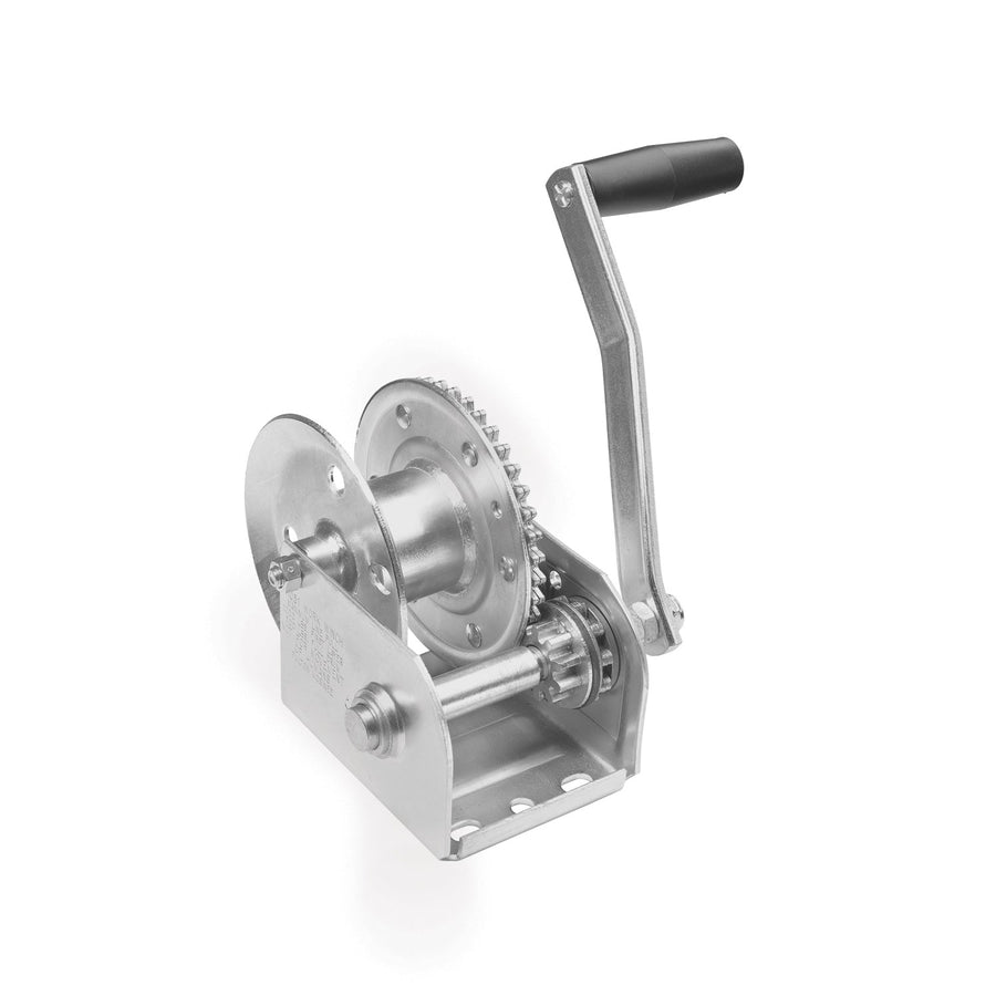 Brake Fulton 143001 Winch, 1,000 lbs. Capacity, No Strap, Silver