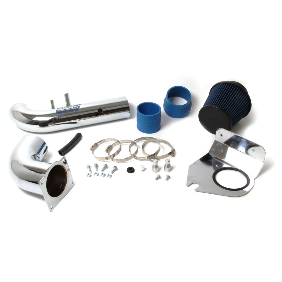 Cold Air Intake System BBK 1718 - Power Plus Series Performance Kit for Ford Mustang 4.6L 2V - Fenderwell Style - Chrome Finish