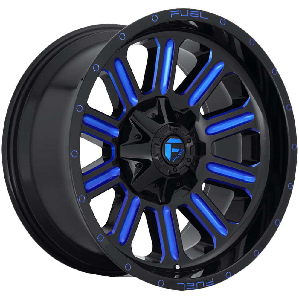 FUEL OFF-ROAD 18X9 HARDLINE 5X4.5/5.0 5.04 1mm GLOSS BLACK RED TINTED CLEAR - D62118902650