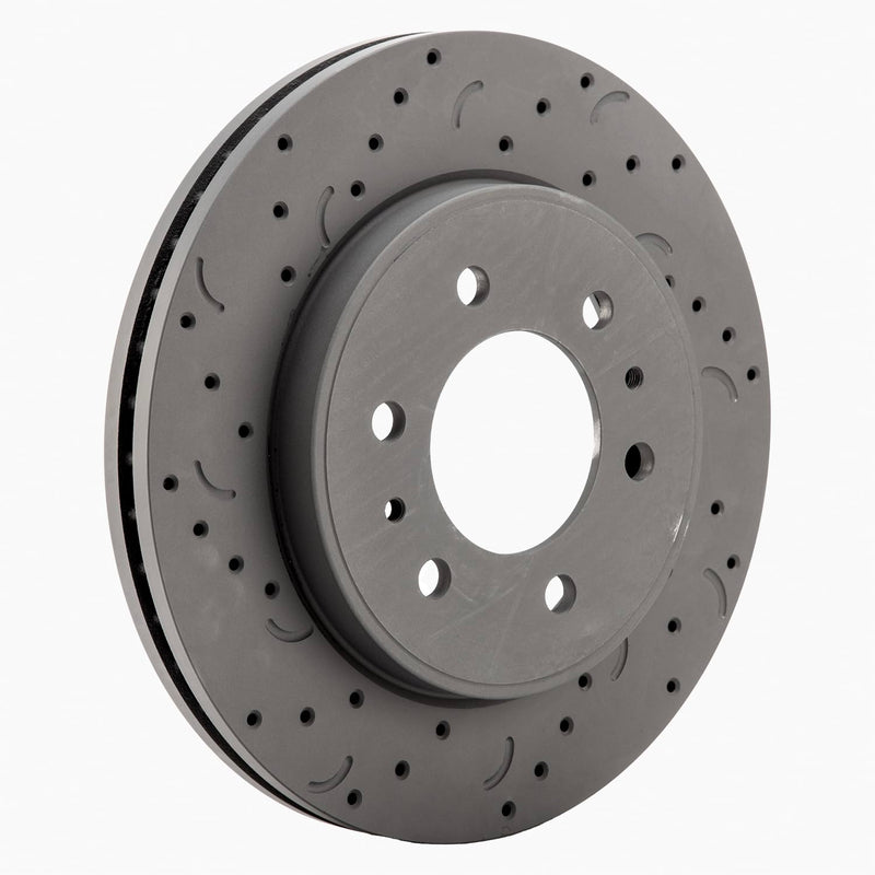 Hawk Performance Cross-Drilled and Slotted HTC4267 Talon Rotors