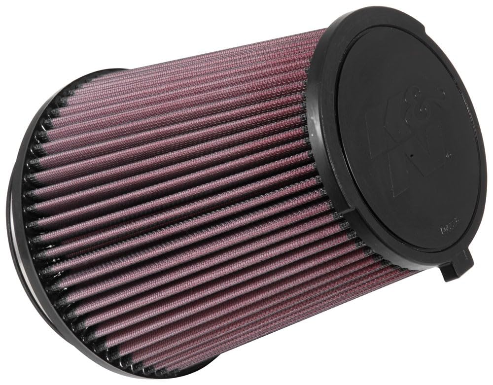 K&N Original High-Flow Lifetime Engine Air Filter: Increase Power & Acceleration, Washable, Premium, Replacement Car Air Filter: Compatible with 2015-2019 Ford Mustang Shelby, E-0649