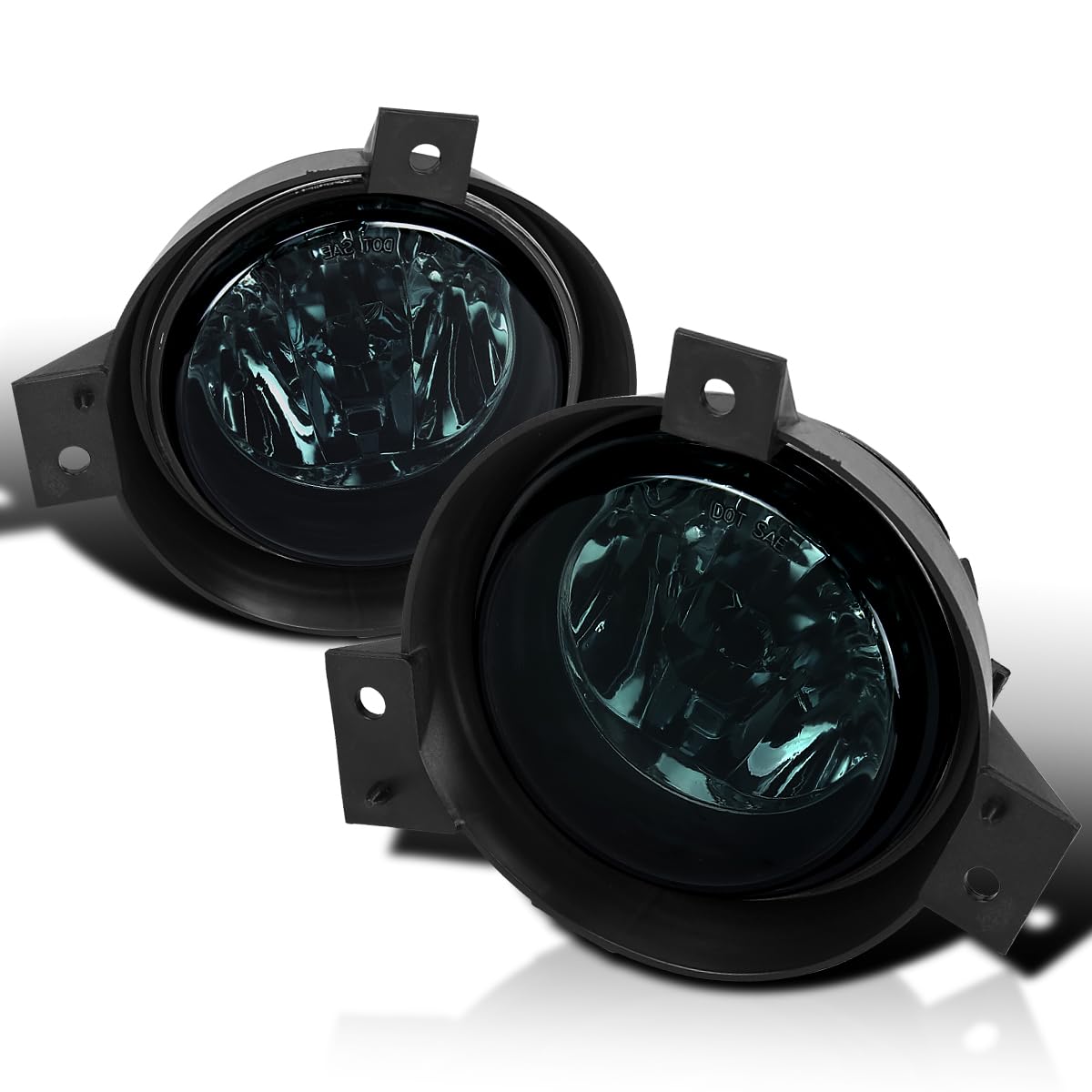 Fog Lights SPEC-D TUNING Smoke w/Bulbs Compatible with 2001-2003 Ford Ranger, L+R Pair Assembly