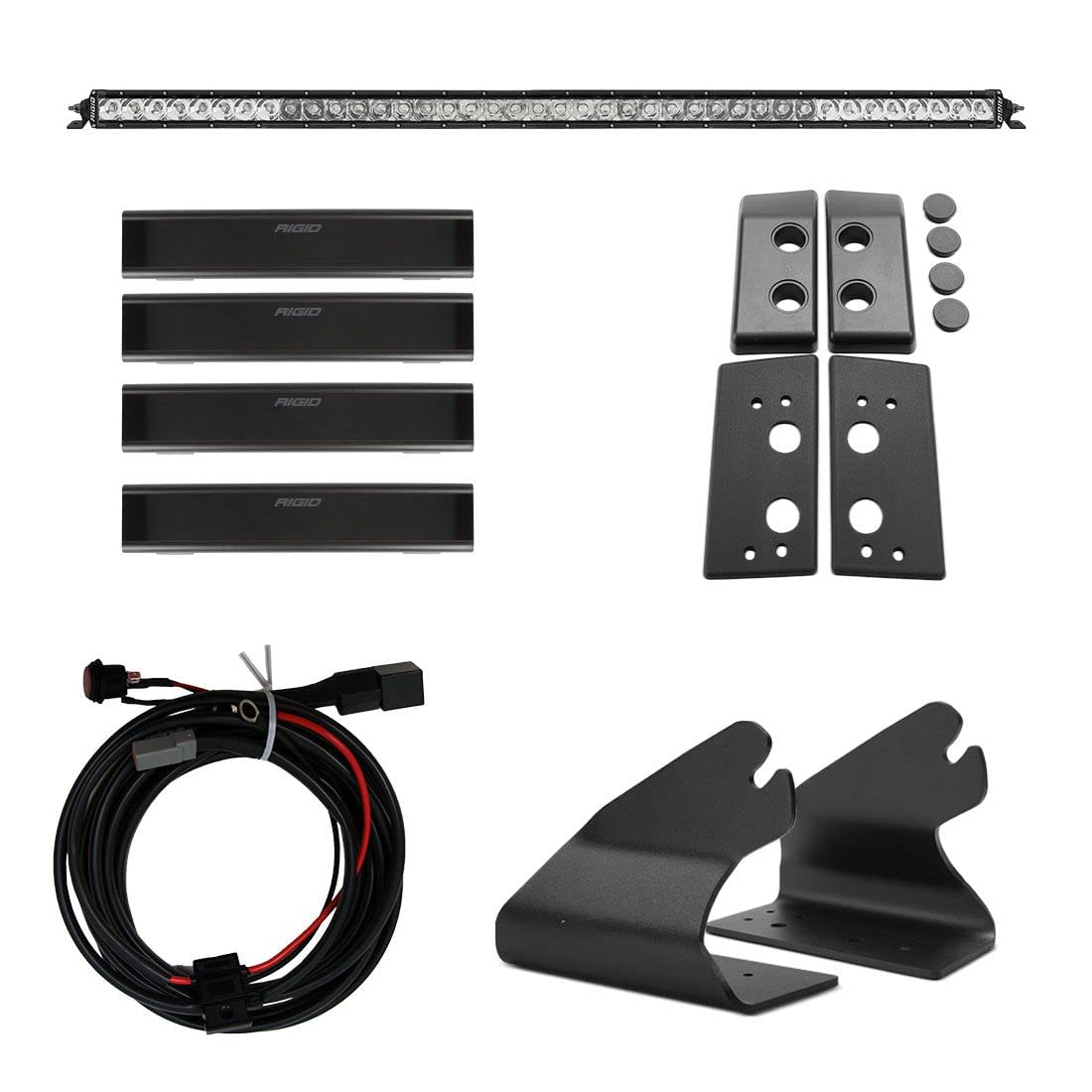 Roof Line Light Kit – RIGID INDUSTRIES – 40 Inch SR Sport/Flood Combo Bar Included – Fits The 2021 Bronco Full Size