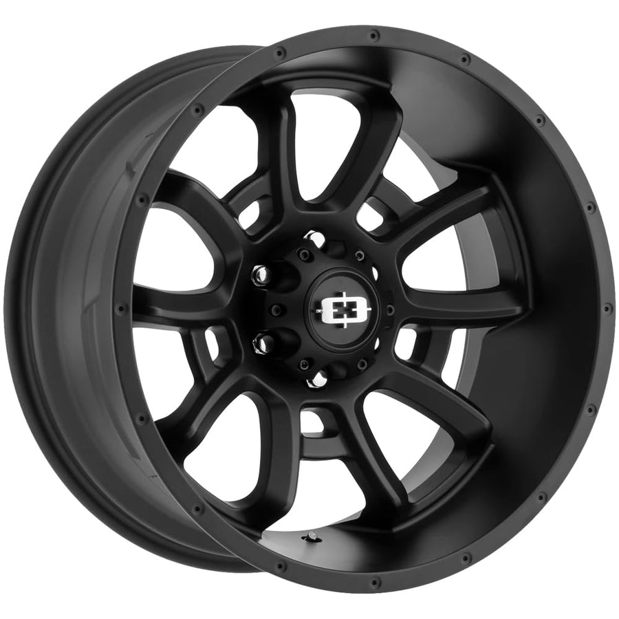 20x9 Vision Bomb 415 6x5.5" +12mm Satin Black Wheel Rim 20" Inch