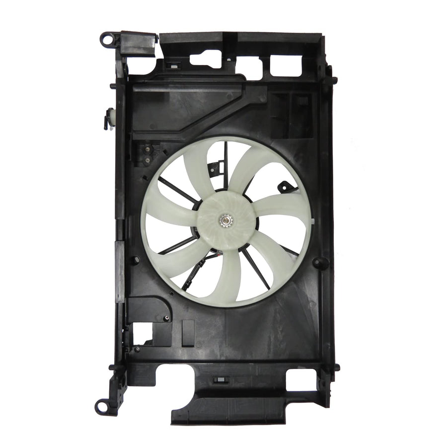 Compatible TYC 623150 with TOYOTA Prius c Replacement Dual Radiator and Condenser Fan Assembly, Black