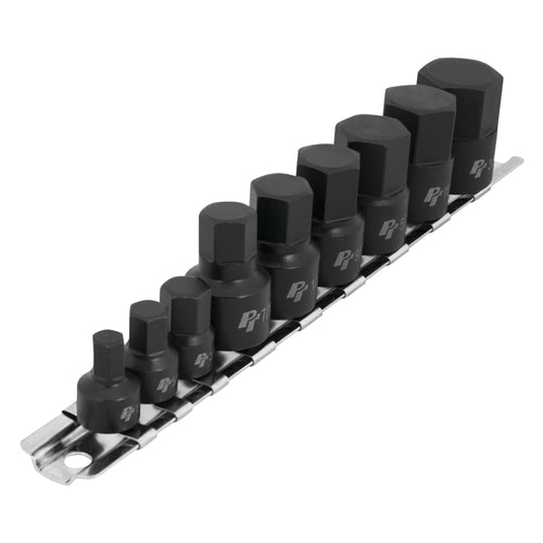 W38963 Performance Tool 9-Piece SAE Hex Bit Socket Set Impact