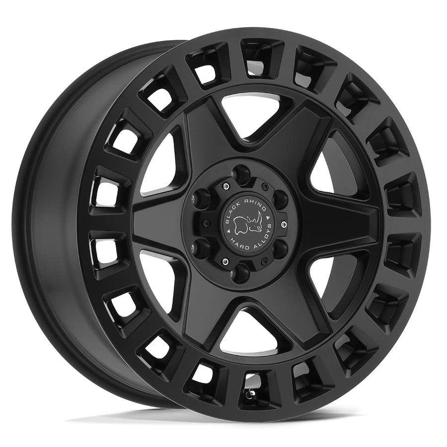 YORK Black Rhino Hard Alloys 17X8 5X120 5.88 35mm MATTE BLACK - 1780YRK355120M76