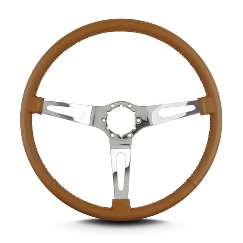 Teardrop Lecarra 66316 15" Polished Thin Grip Chestnut
