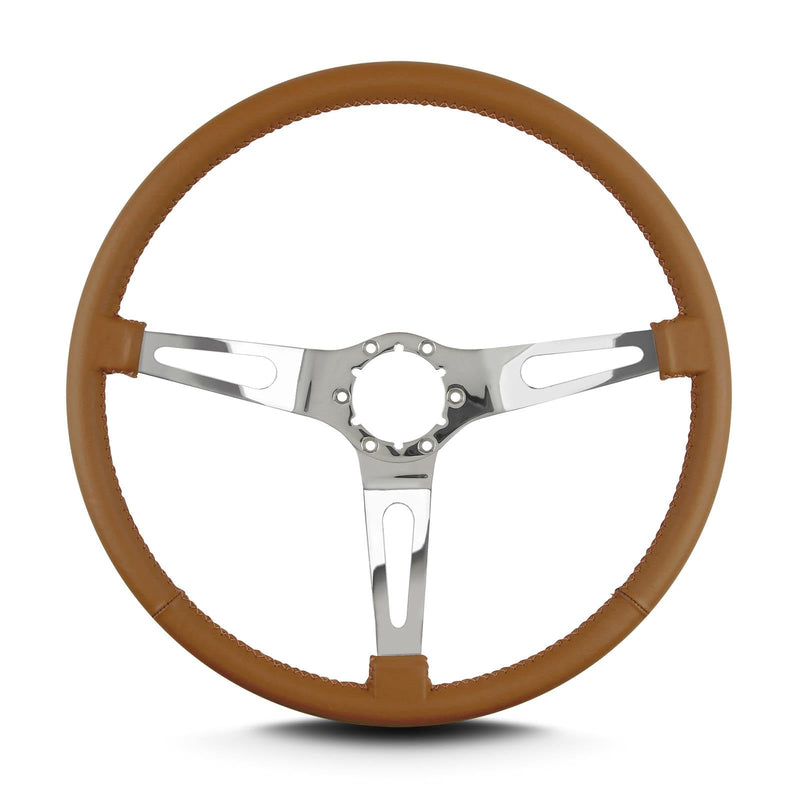 Teardrop Lecarra 66316 15" Polished Thin Grip Chestnut
