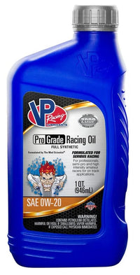 Full Synthetic VP Racing Fuels 2715 Pro Grade Racing Oil Quart SAE 0W-20
