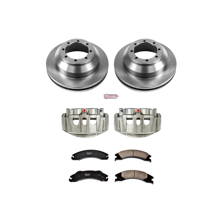 Power Stop Rear KCOE4719 Stock Replacement Brake Kit (with Calipers)