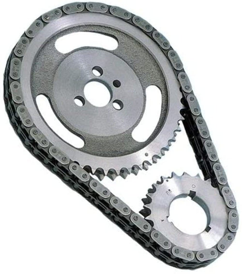 Milodon Premium 15055 True Roller Timing Chain with Roller Bearing Cam Gear Thrust for Big Block Chevy 396/502