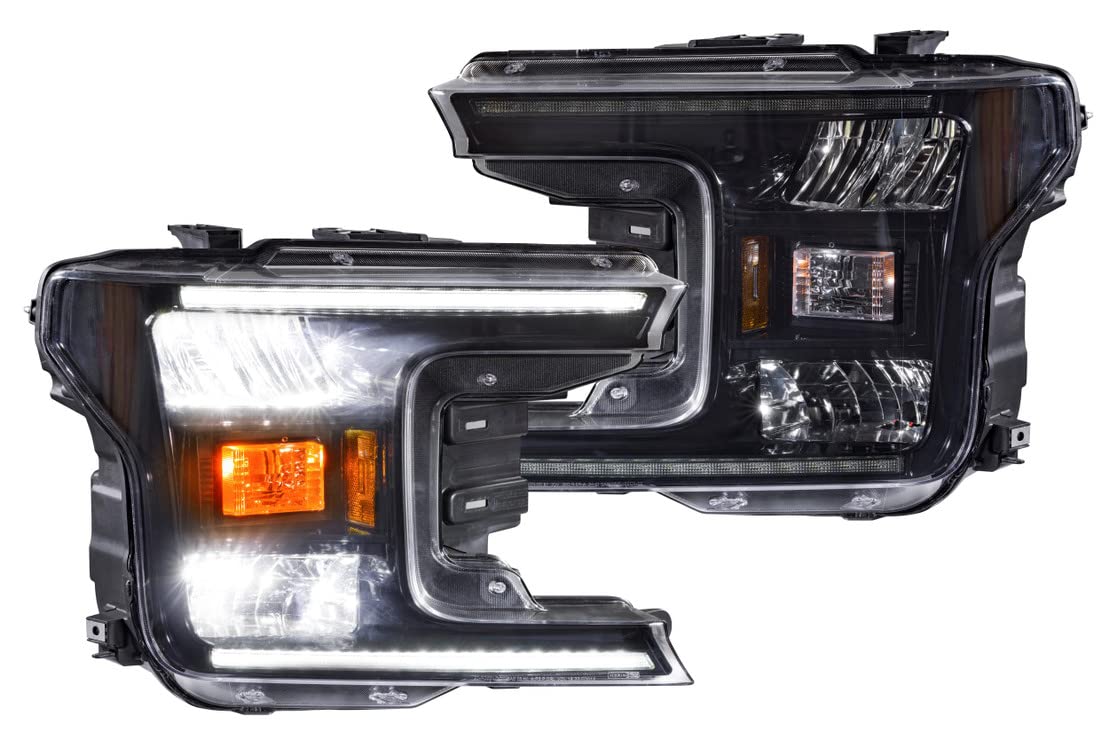 Ford F-150 Morimoto XB Hybrid-R LED Headlights Fits 18-20, Plug and Play Headlight Assemblies (LF955)
