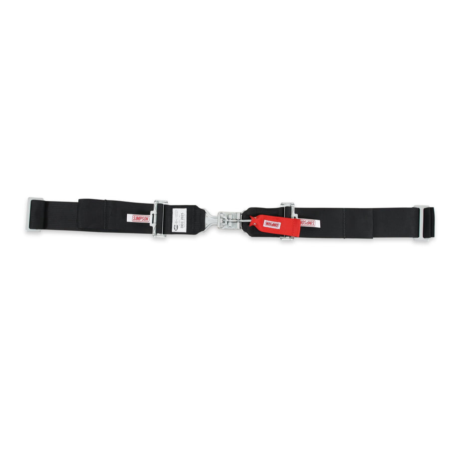 Harness Simpson Racing 29064BKH - Latch & Link - 5 Point - SFI 16.1 - Pull Down - Wrap Around - Roll Bar Mnt - 55 inch L - Black - Each