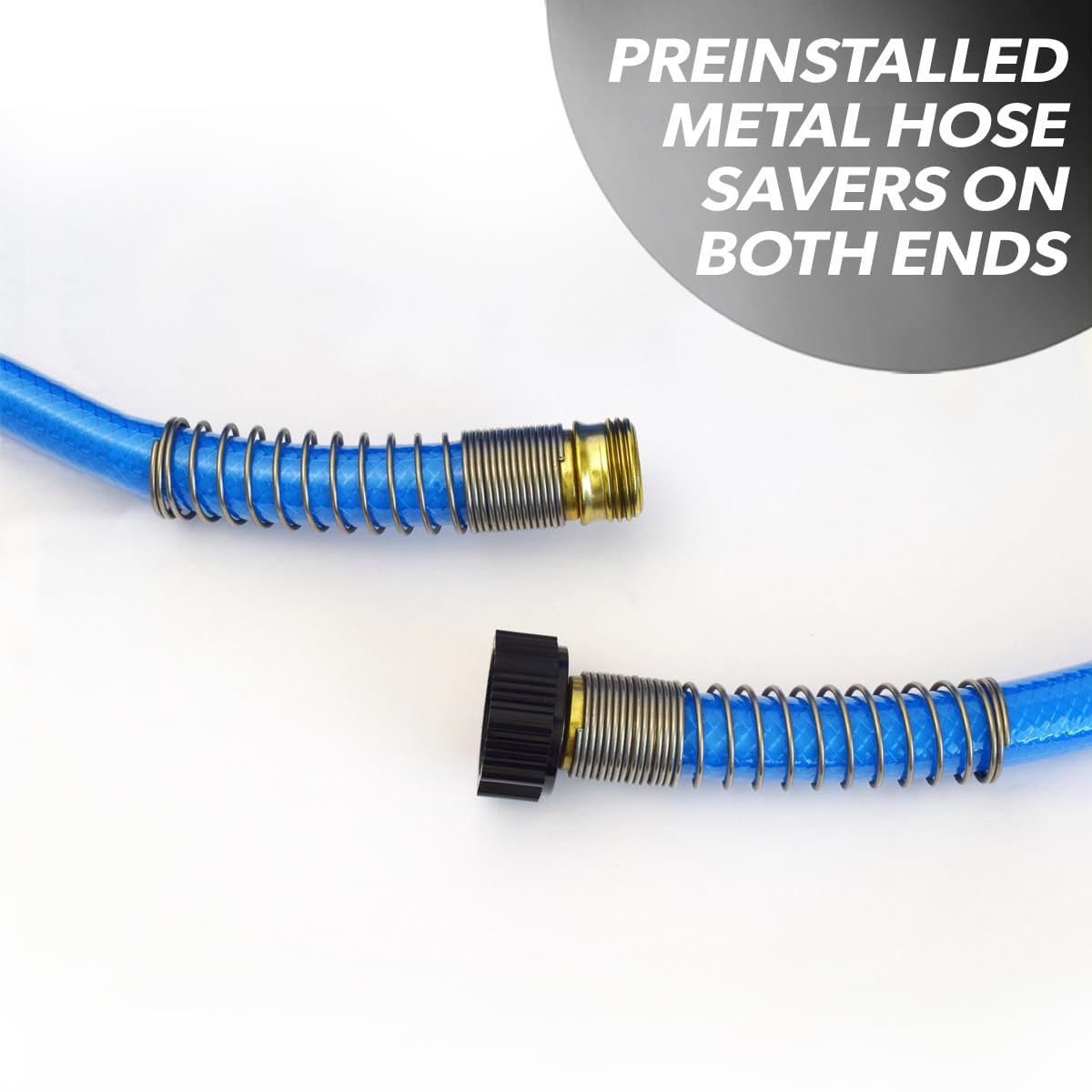 W01-9300 Valterra AquaFresh High Pressure Drinking Water Hose, Water Hose Hookup for RV - 5/8" x 25', Blue