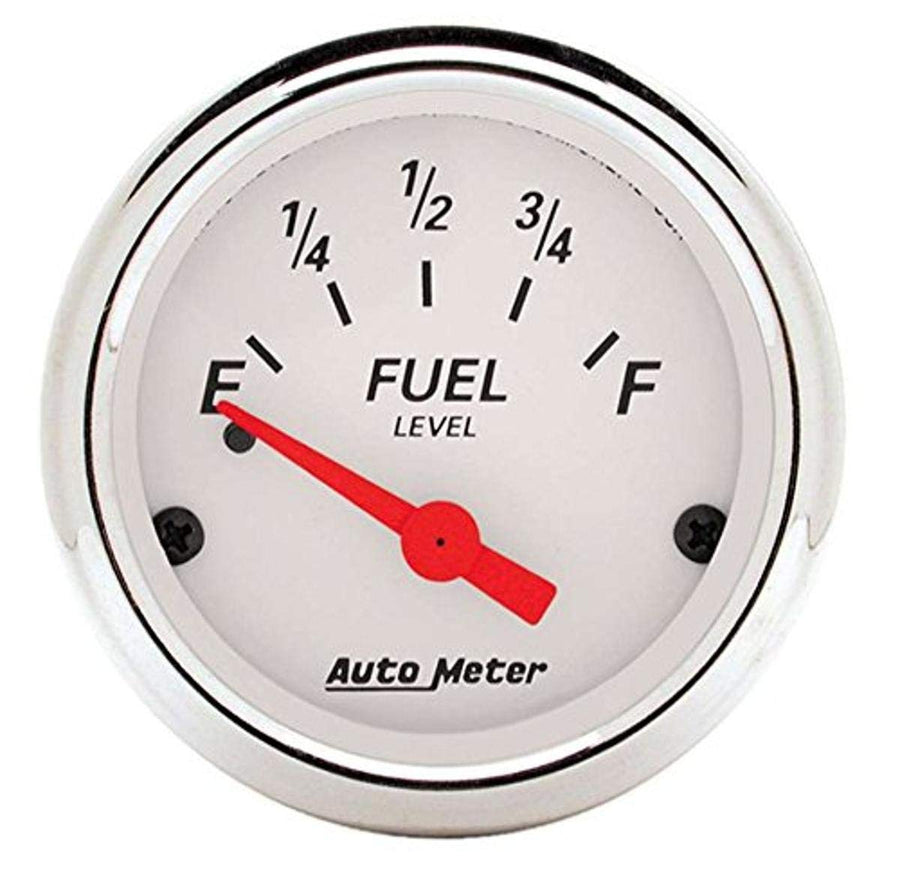 Auto Meter Arctic White 1318 Fuel Level Gauge