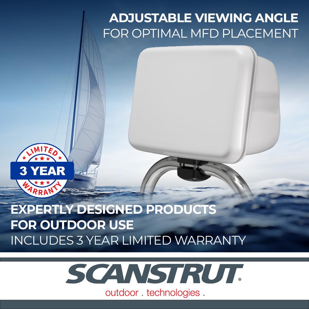 ScanPod Rail Pod SPR-8-RM for displays up to 9"