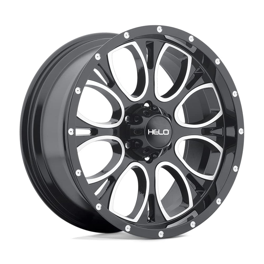 HE879 Helo 20X9 6X5.5 G-BLK MACH-MILL 18MM - HE87929068318