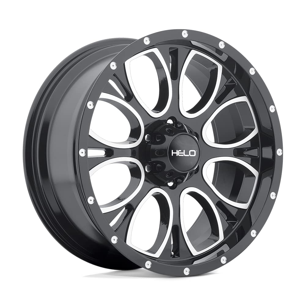 HE879 Helo 18X9 6X5.5 G-BLK MACH-MILL 18MM - HE87989068318