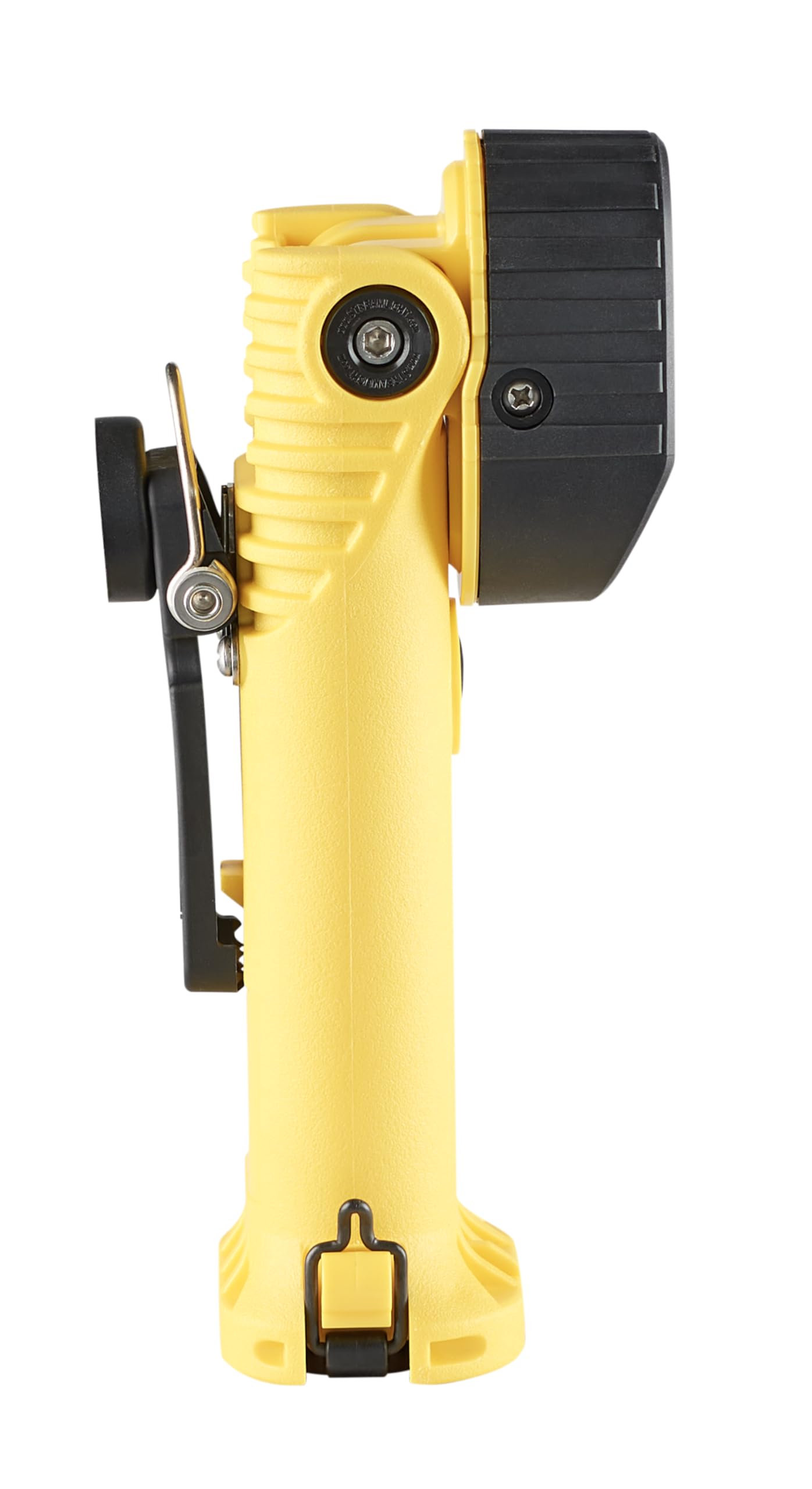 Streamlight Survivor 91826 Pivot 325-Lumen Right Angle Articulating Dual Beam Flashlight with Alkaline Batteries, Magnet and Clip, Yellow