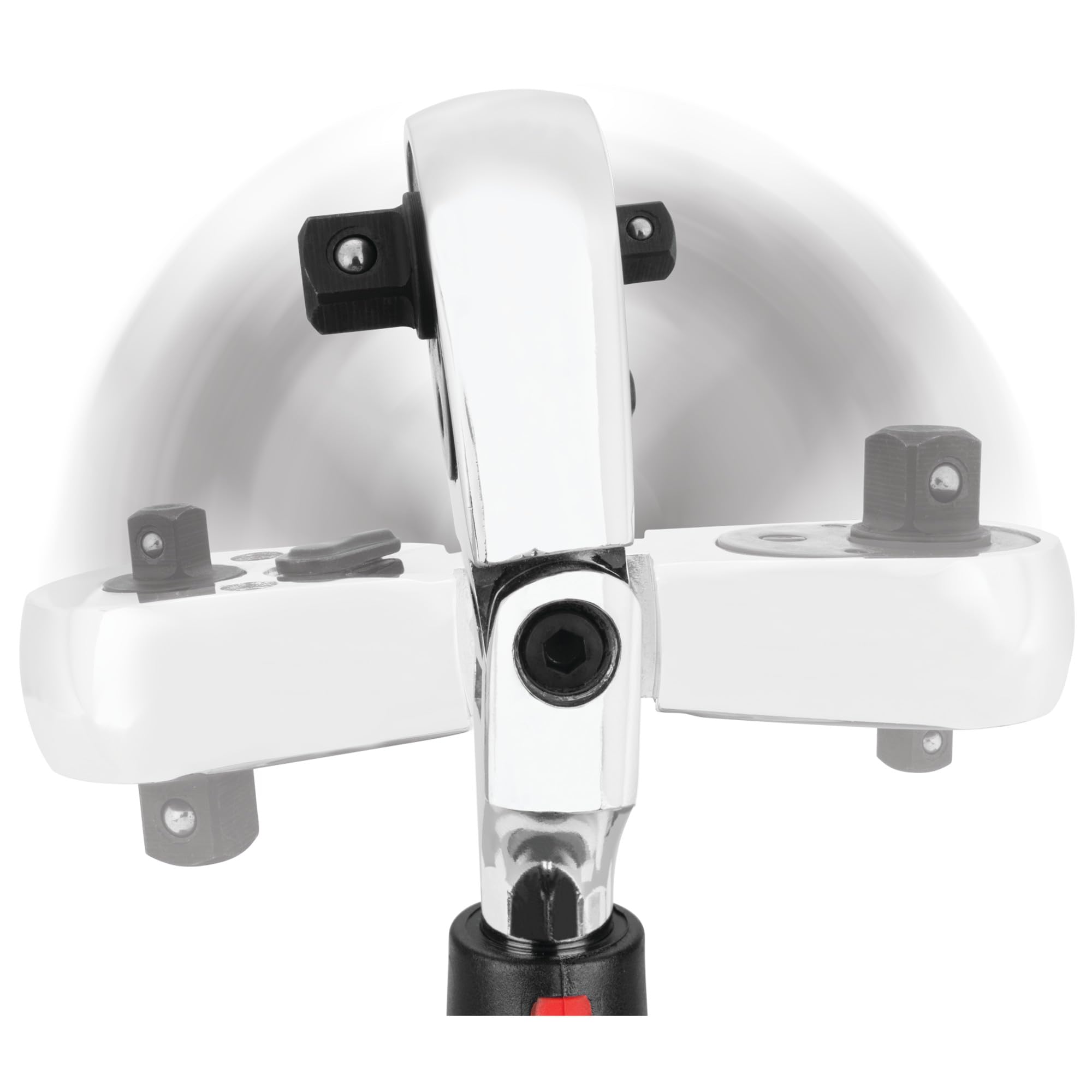 W9116 Performance Tool 1/4-Inch and 3/8-Inch Dual Drive Flex Head Stubby Ratchet