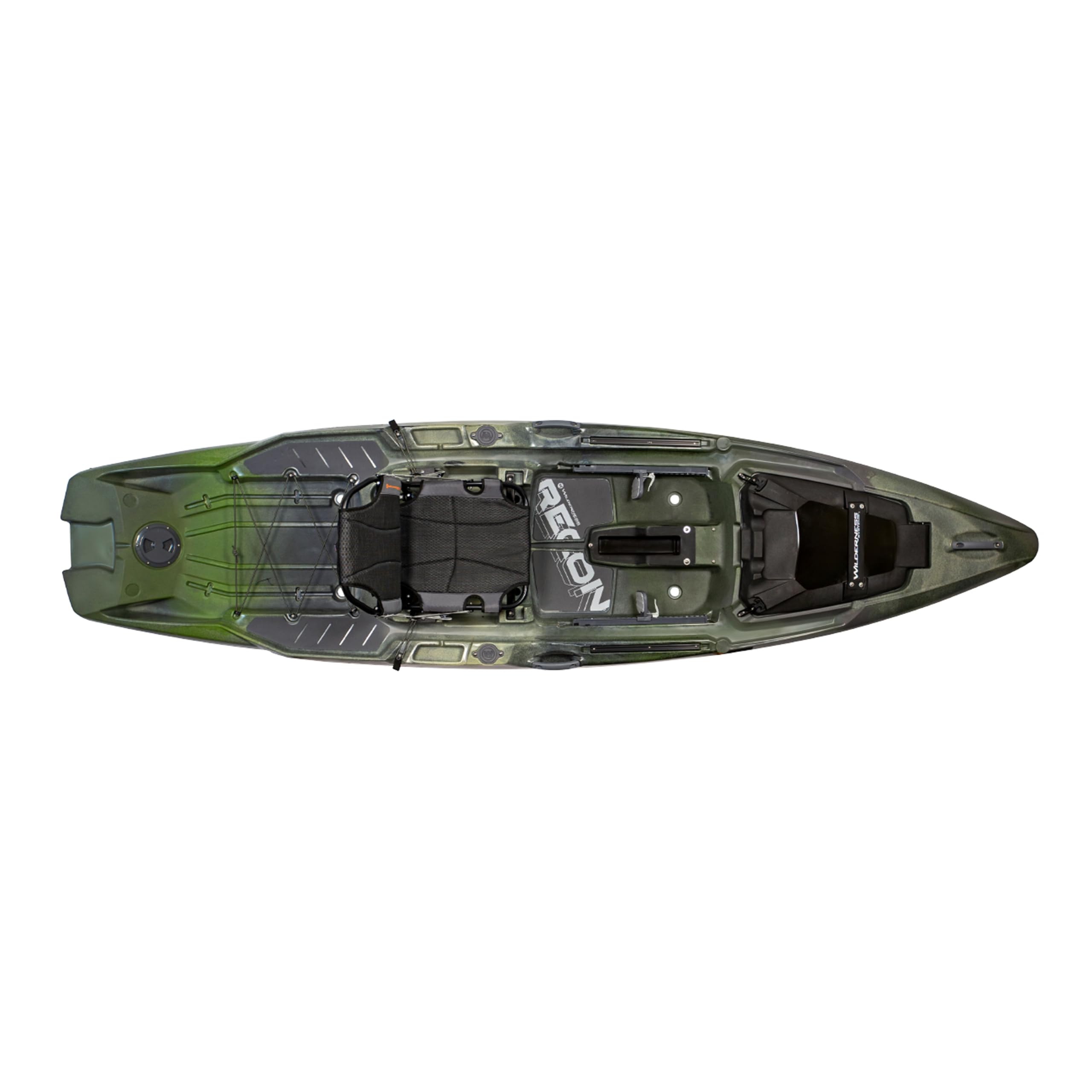 Recon 120 Wilderness Systems - Sit on Top Fishing Kayak - Premium Frame Seat - 12 ft - Mesa Camo