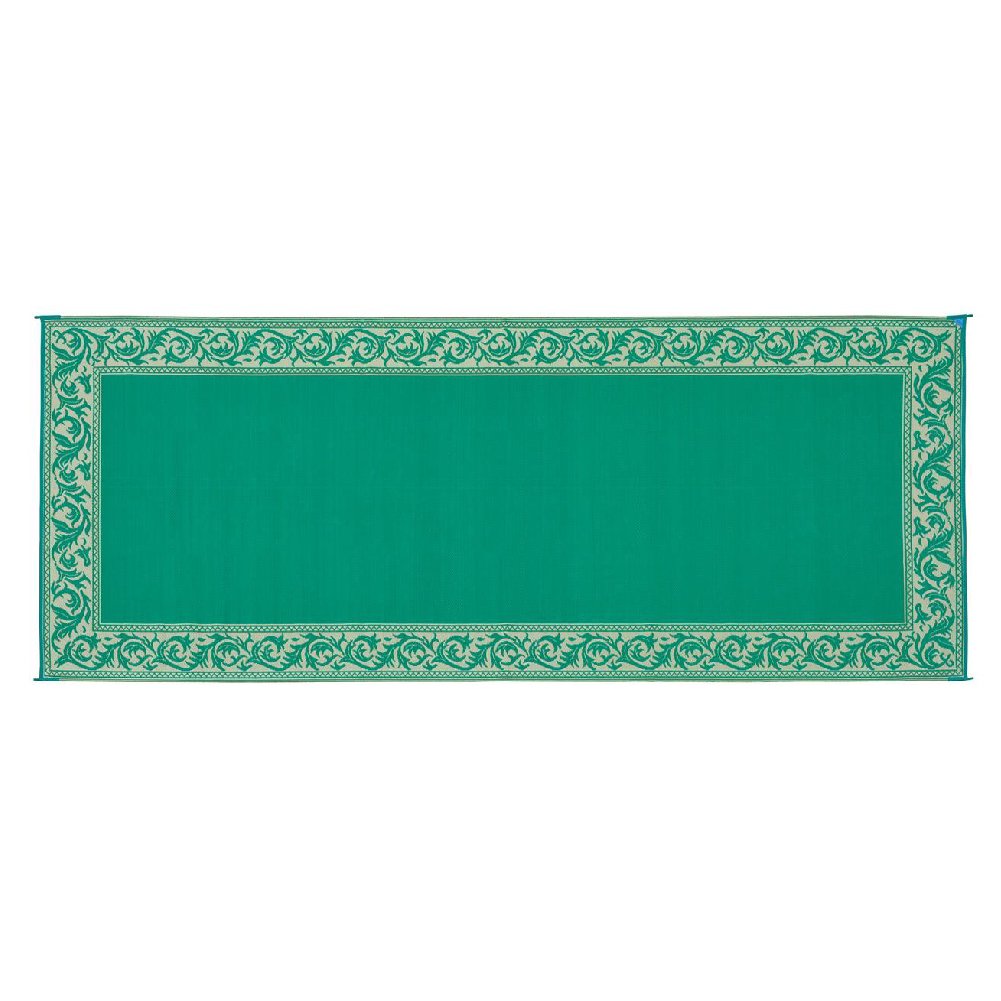Ming's Mark Stylish RC4 Reversible Patio Mat - 8' x 20', Green/Beige