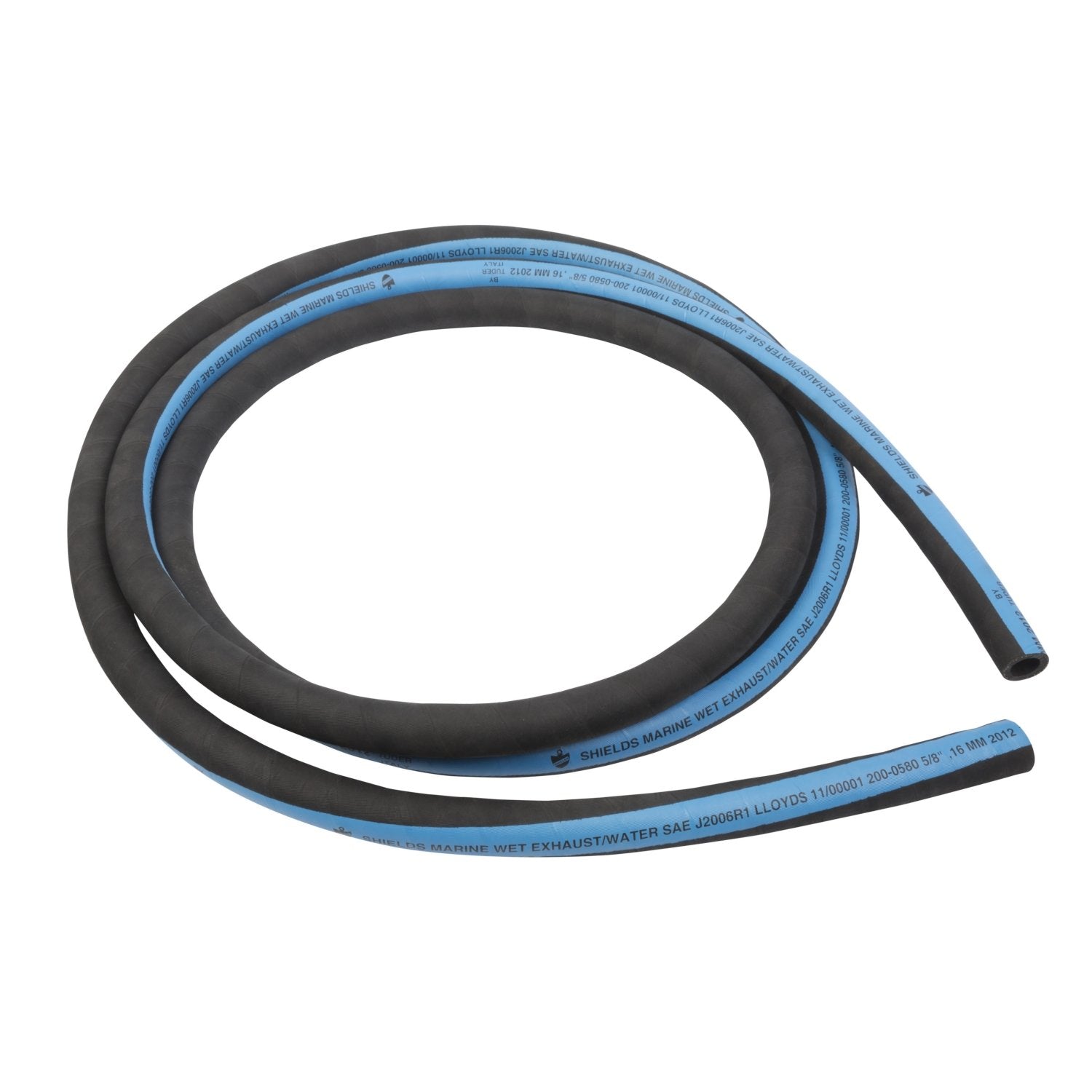 Exhaust/Water Hose Shields Without Wire - Series 200 (Size: 5/8" x 12 1/2')