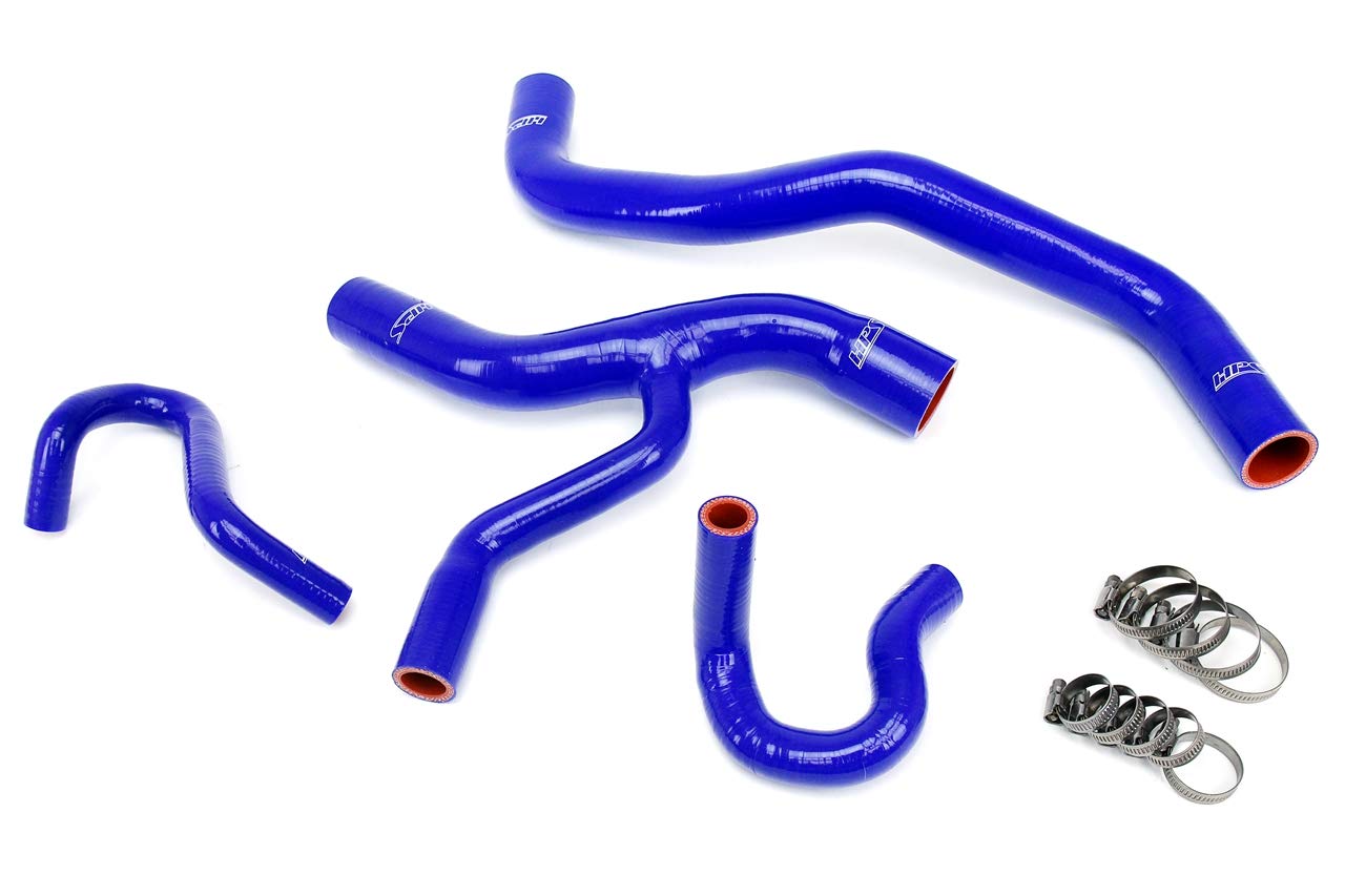 Blue HPS 57-1416-BLUE Silicone Radiator Coolant/Heater Hose Kit