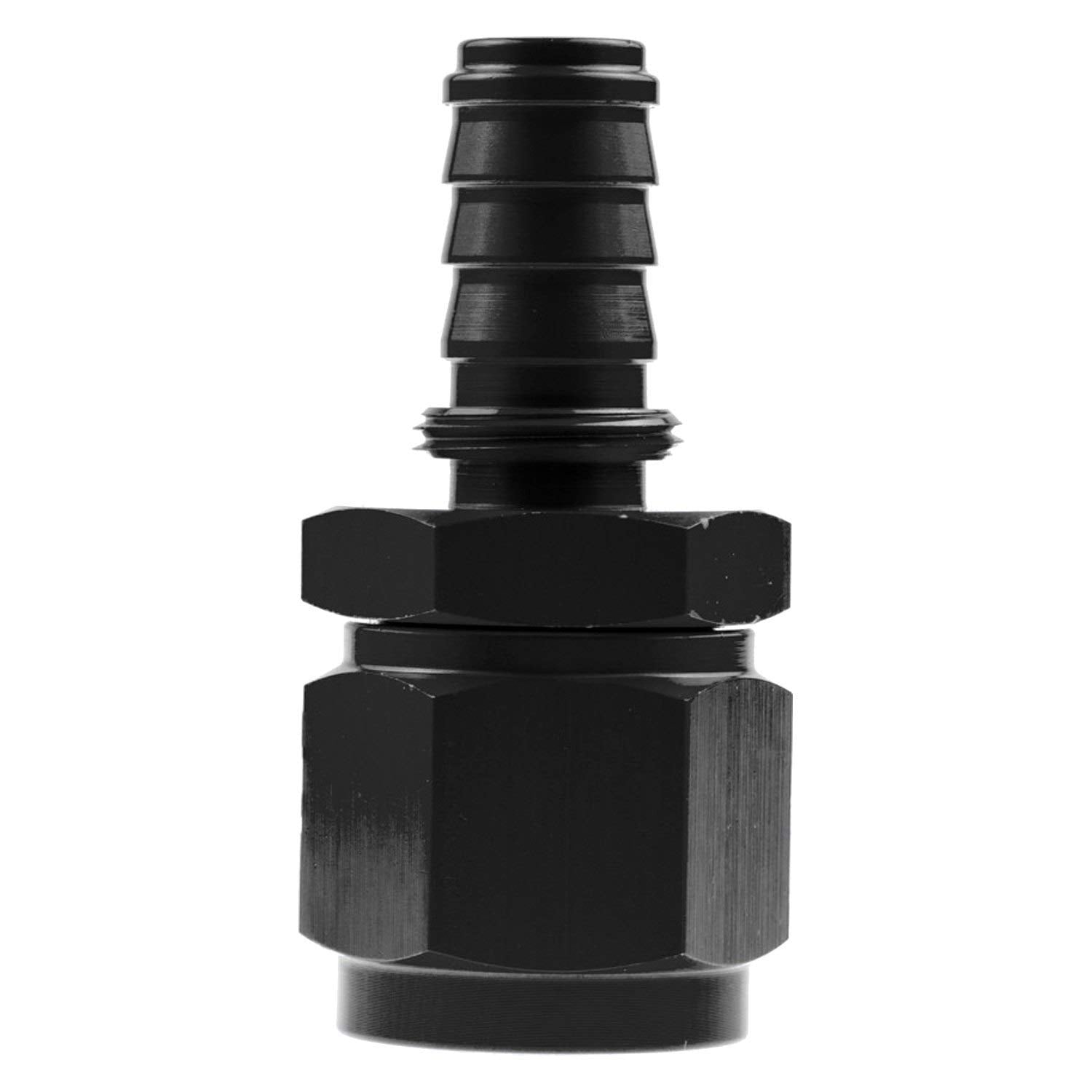 7000-12-2 Redhorse Performance Crimp Style Hose End (Black), 1 Pack