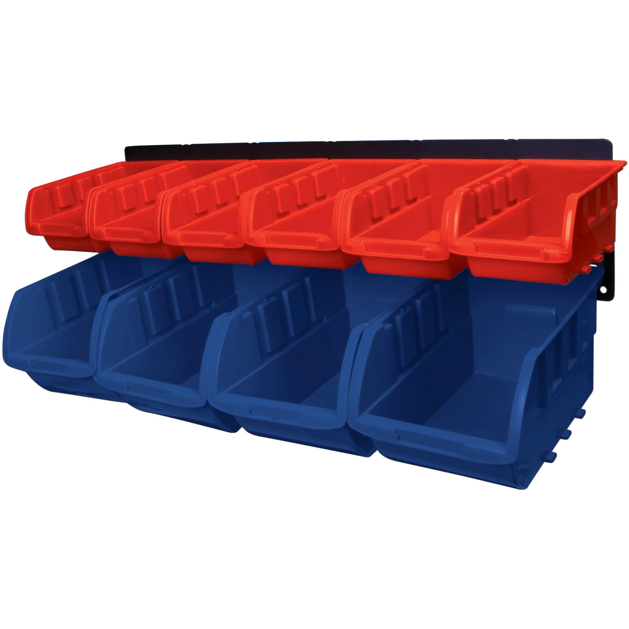 W5190 Performance Tool 10-Bin Wall Mount Storage Rack, Blue