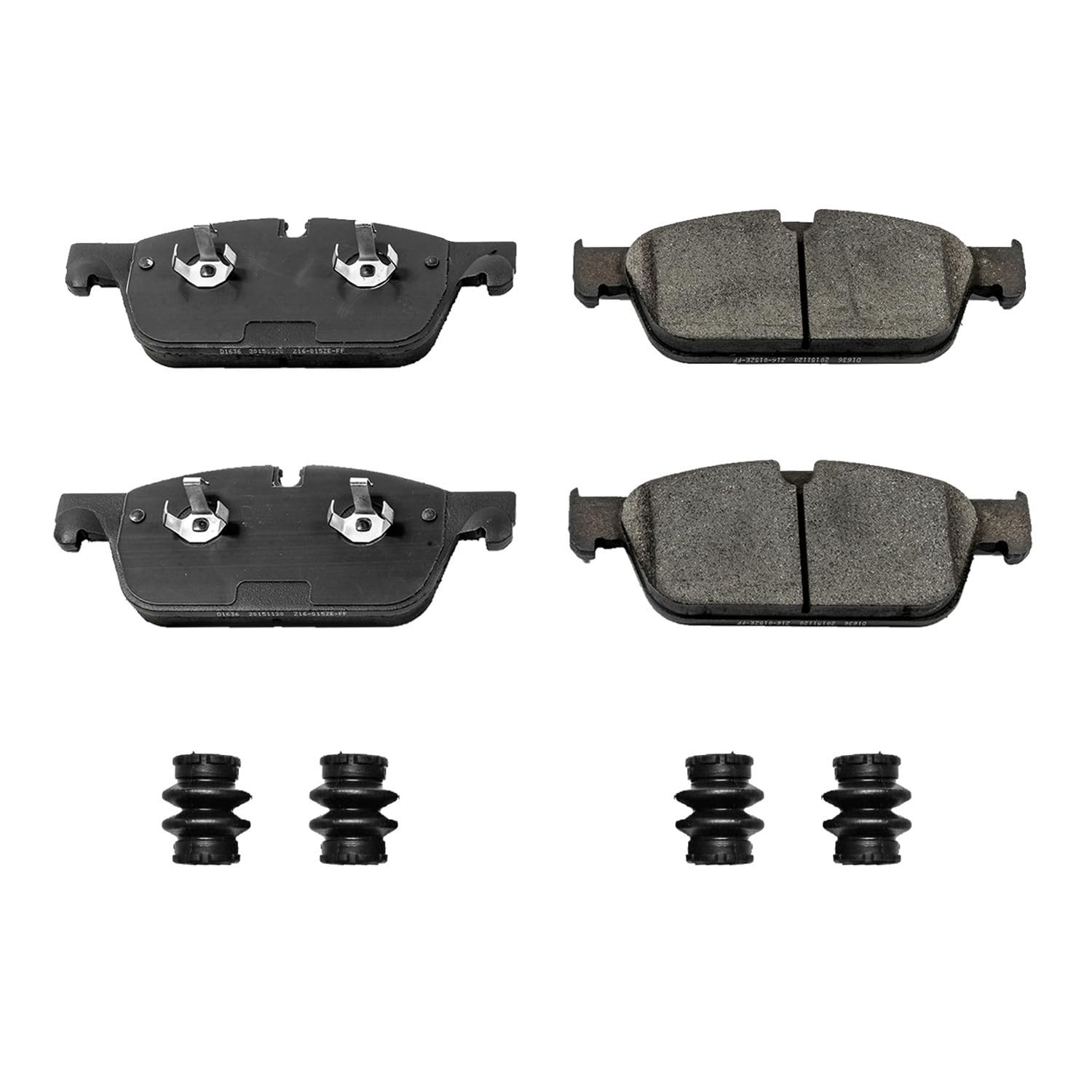 Power Stop Brake Kit Front For Mercedes-Benz GL350 2013-16 |GLE450 AMG 2016 |GLS550 2017-18 |ML400 2015 - Ceramic Brake Pads With Installation Hardware, 17-1636