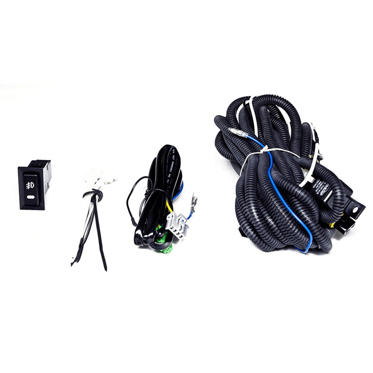 Winjet Driving Fog Lights + Switch + Wiring Kit Compatible with [2004-2005 RAV4] [2005-2008 Avalon] [2006 2007 2008 4Runner] [2005-2006 ES330]