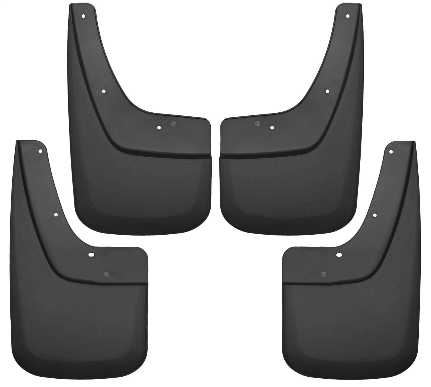 Husky Liners GMC Sierra 1500 14-17 / 15-16 Sierra 2500 HD Front and Rear Mud Guards - Black