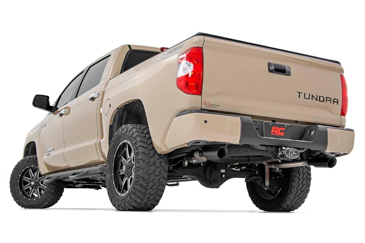 Dual Rough Country Cat-Back Exhaust for 2009-2021 Tundra | 4.6L/5.7L - 96012
